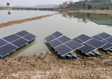 100 sets 750W & 1.1kW Solar aeration system in Yugan,Jiangxi